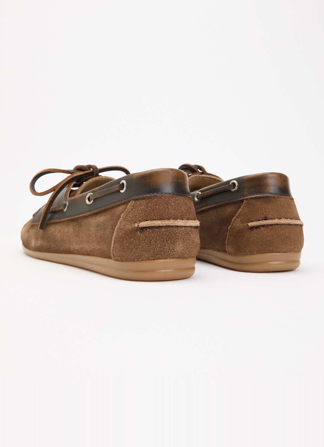 Posa Bootschoen van suède - achterkant 4 bruin