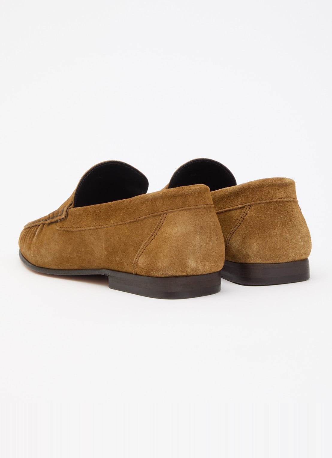 Posa Loafer van suède - achterkant 2 cognac