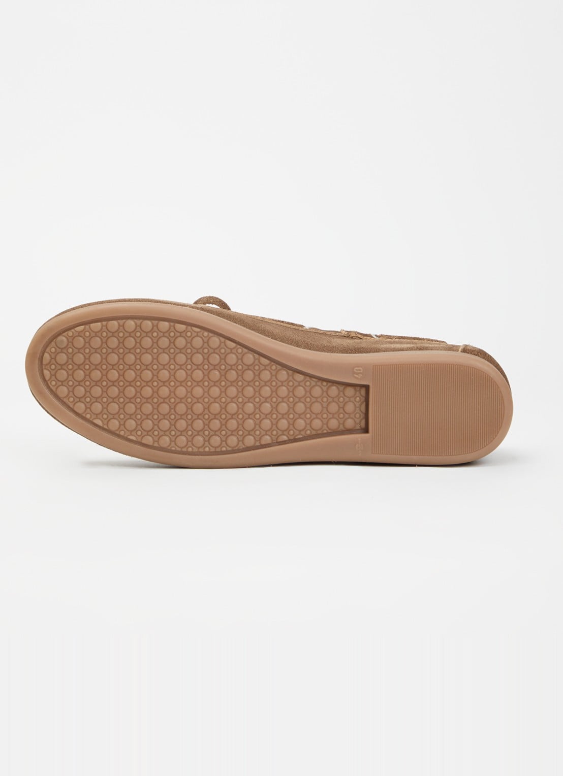Posa Mocassin van suède - detail 5 donkerbruin