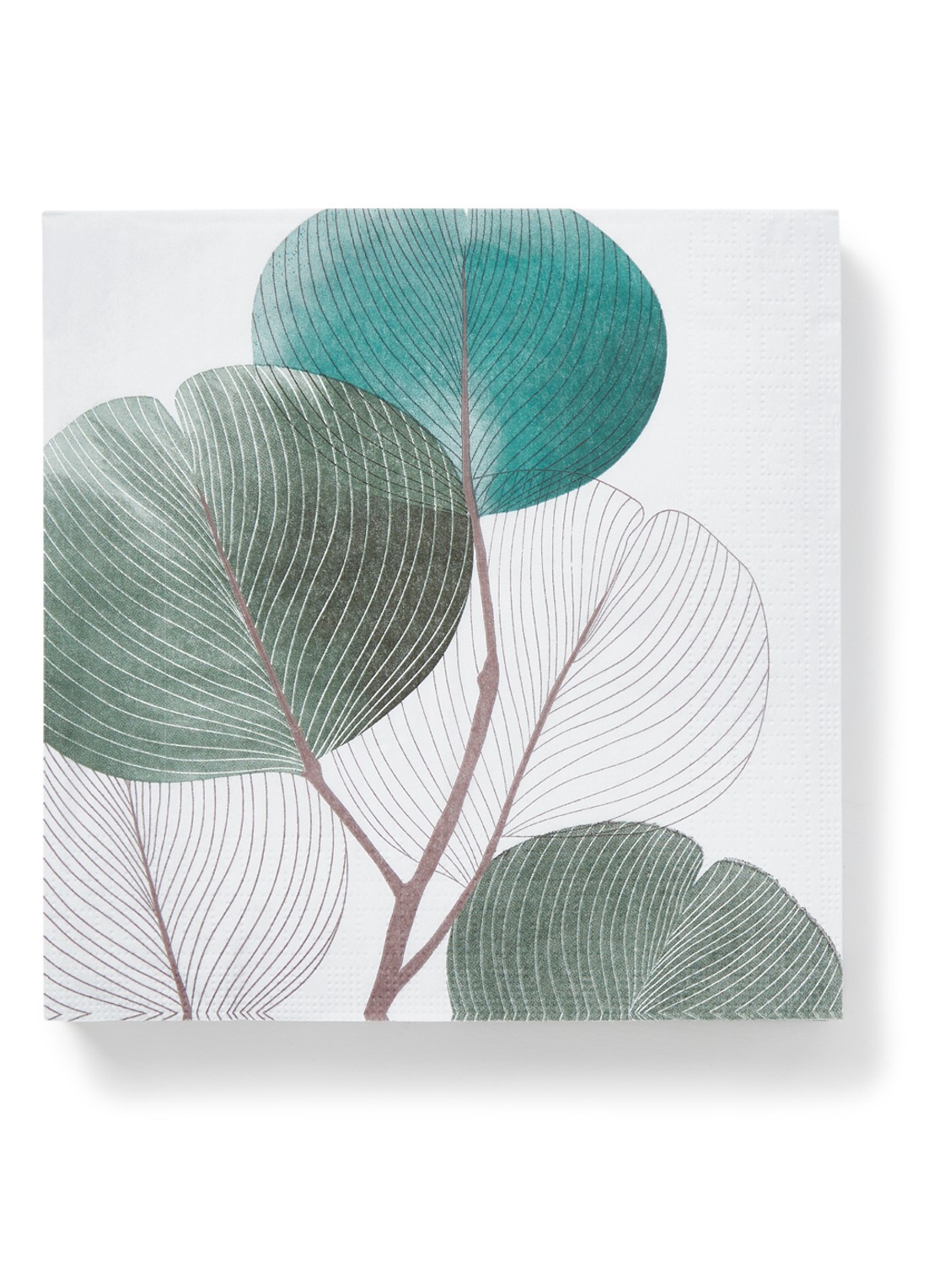 ppd Autumn Breeze servetten 33 x 33 cm - voorkant 2 groen