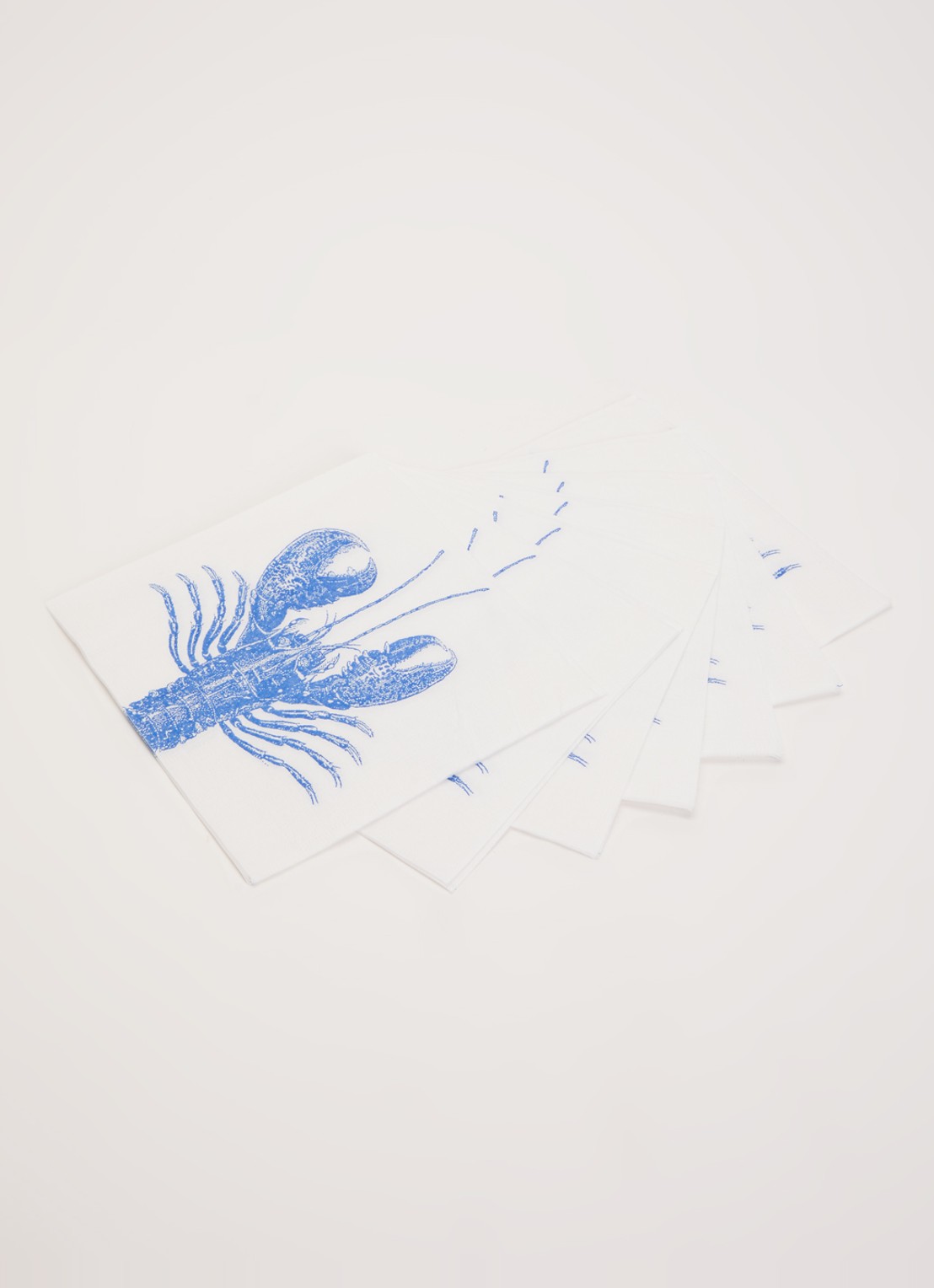 ppd Lobster Marine servetten 33 x 33 cm - voorkant 2 blauw
