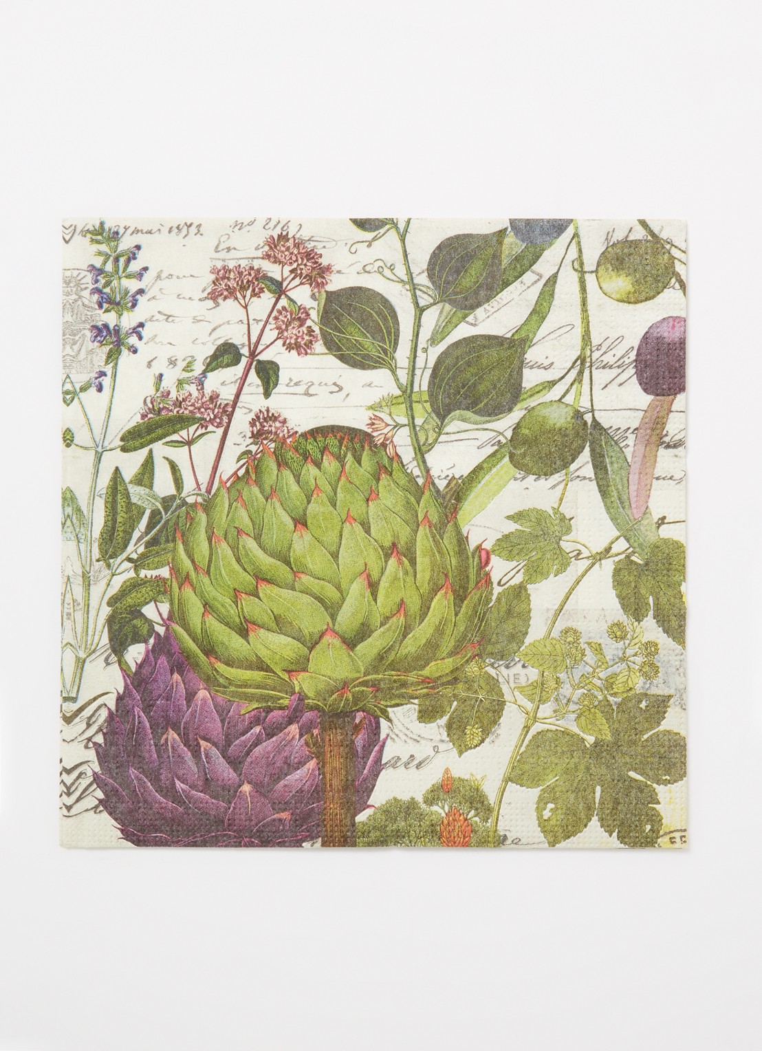 ppd Taormina servetten 33 x 33 cm - voorkant 2 groen