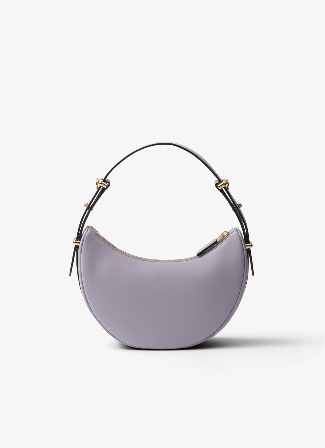 Prada Arqué Small schoudertas van leer - achterkant 3 lila