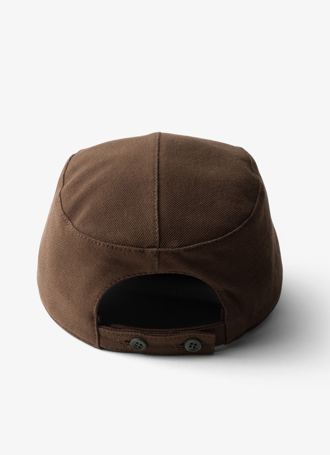 Prada Baseball pet met borduring - detail naturel