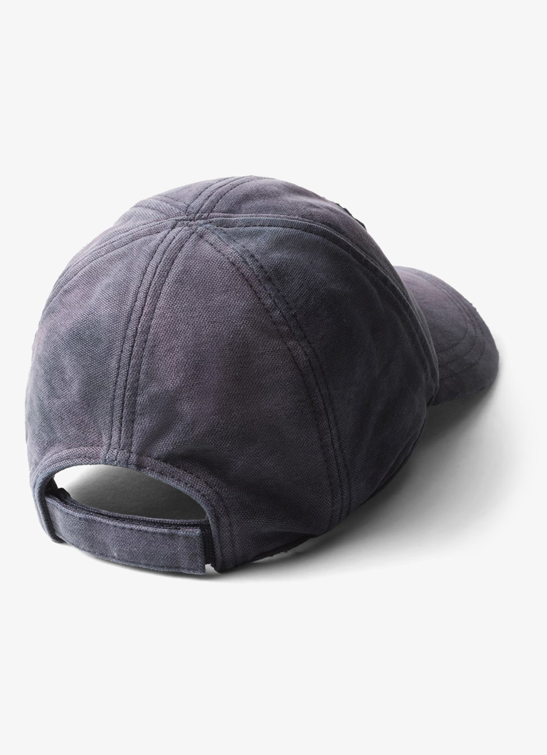 Prada Baseball pet met logo - detail donkerblauw