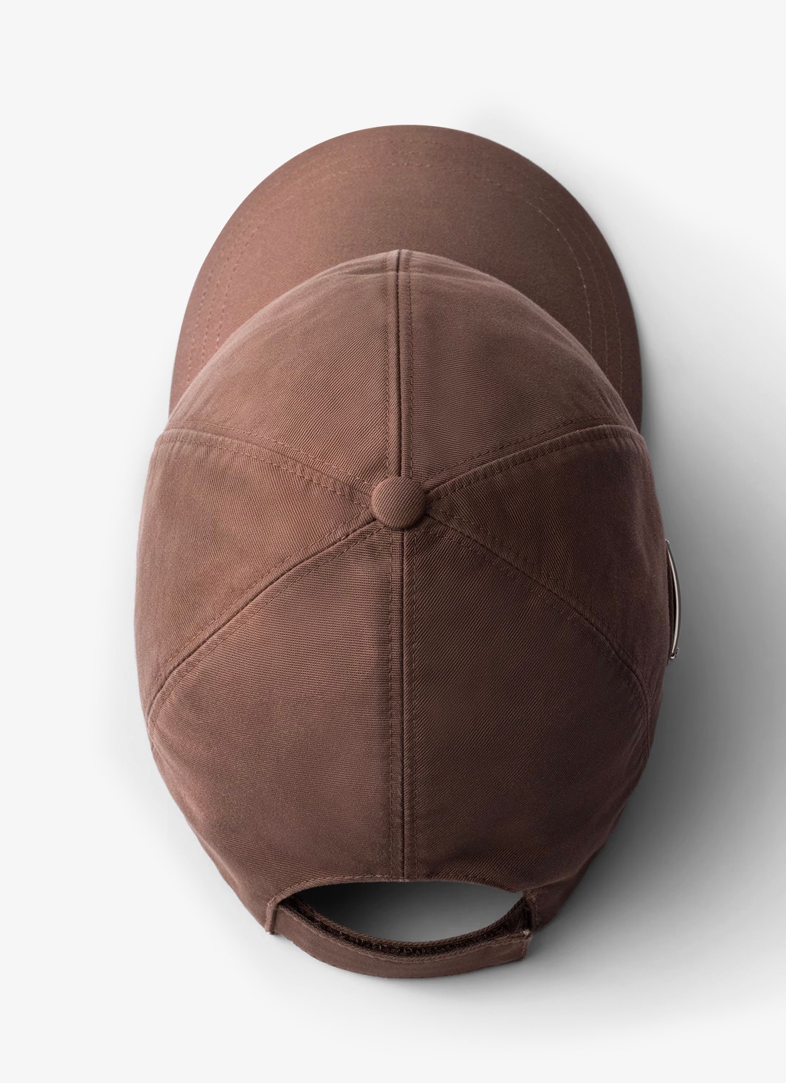 Prada Baseball pet met logo - detail 2 bruin