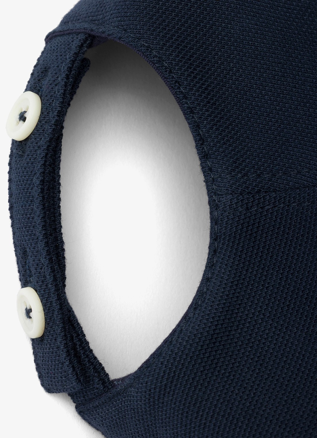 Prada Baseball pet met logoborduring - detail 2 donkerblauw