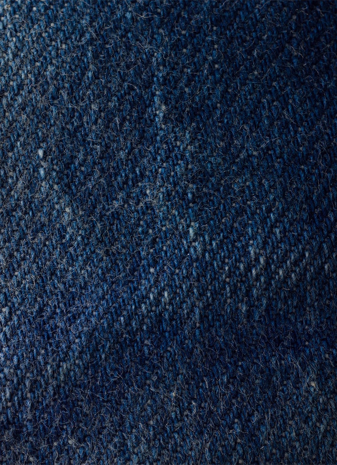 Prada Baseball pet van denim met verwassen afwerking - detail indigo