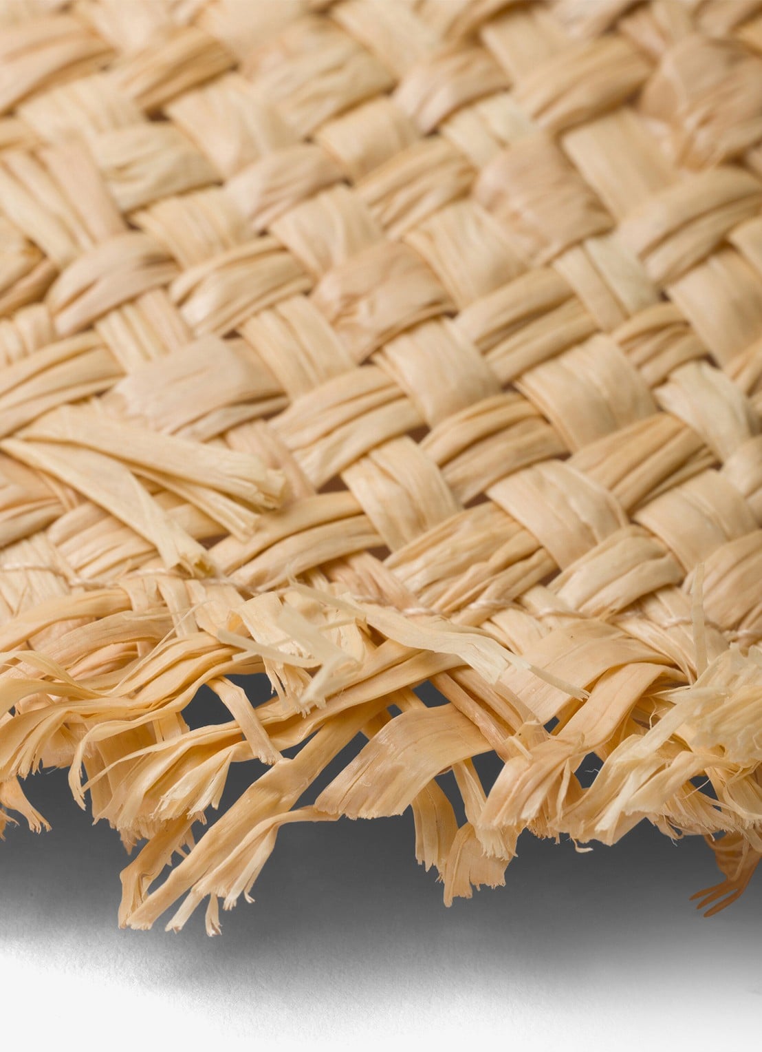 Prada Baseball pet van raffia - detail 3 beige