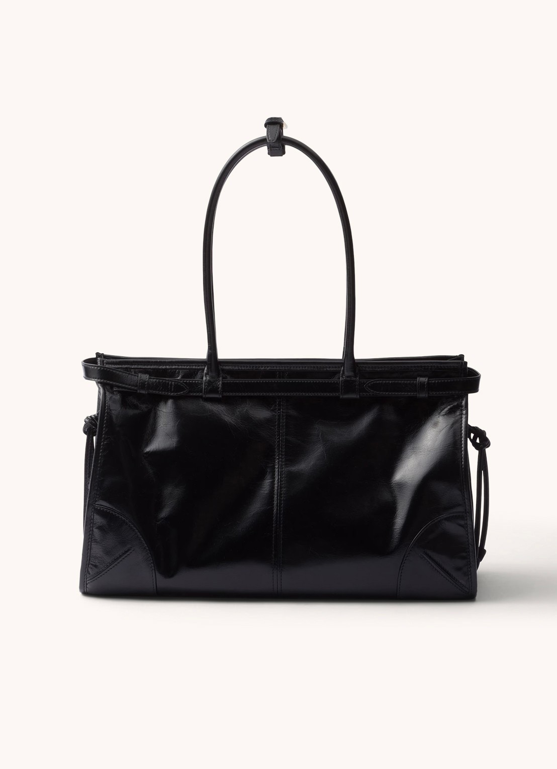 Prada Bonnie Large schoudertas van kalfsleer - detail 2 zwart