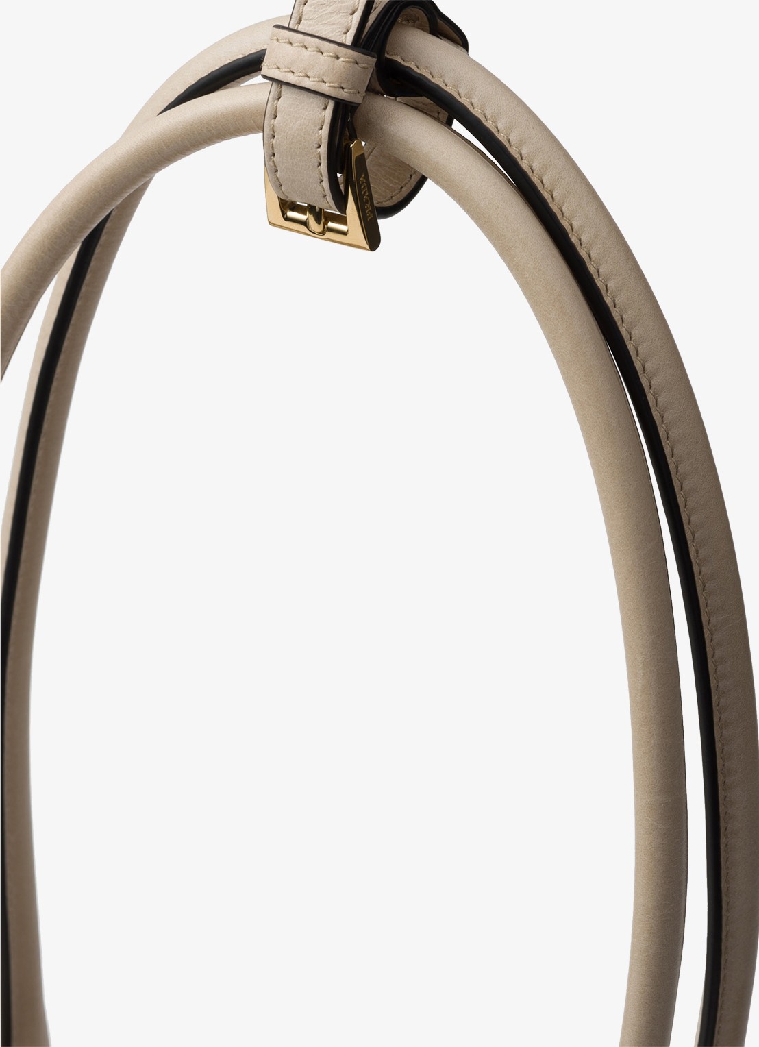 Prada Bonnie Large schoudertas van kalfsleer - detail 4 beige