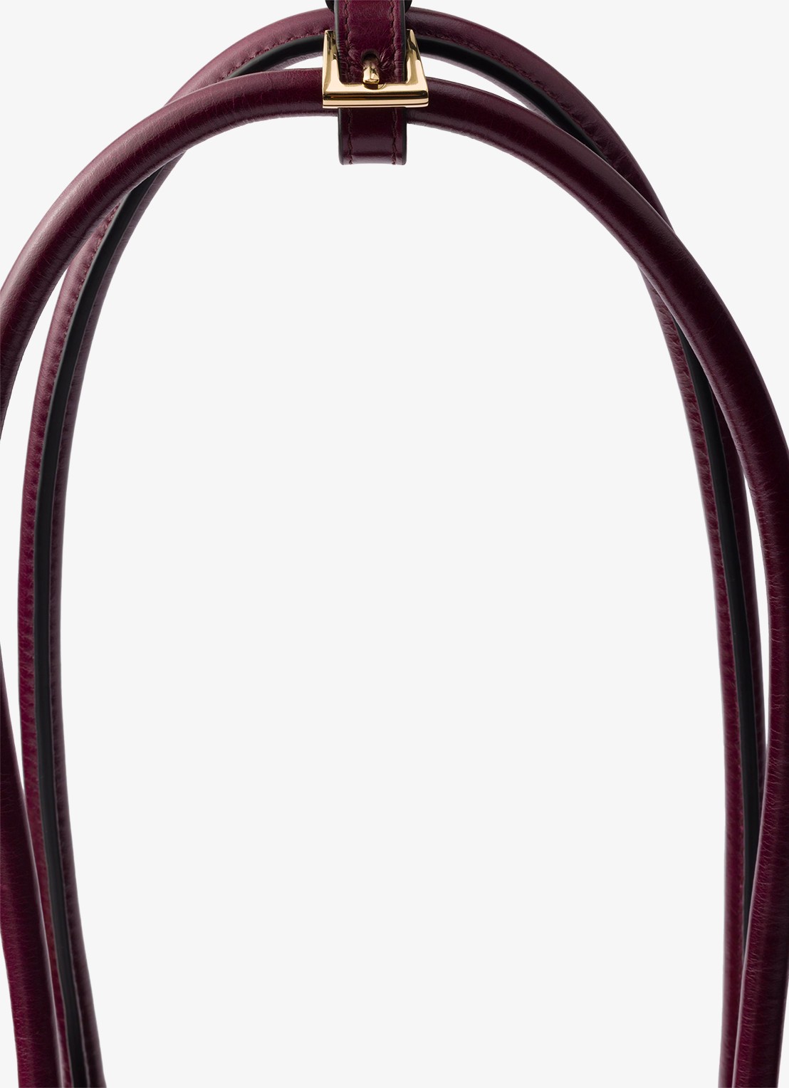 Prada Bonnie Large schoudertas van kalfsleer - detail 2 bordeauxrood