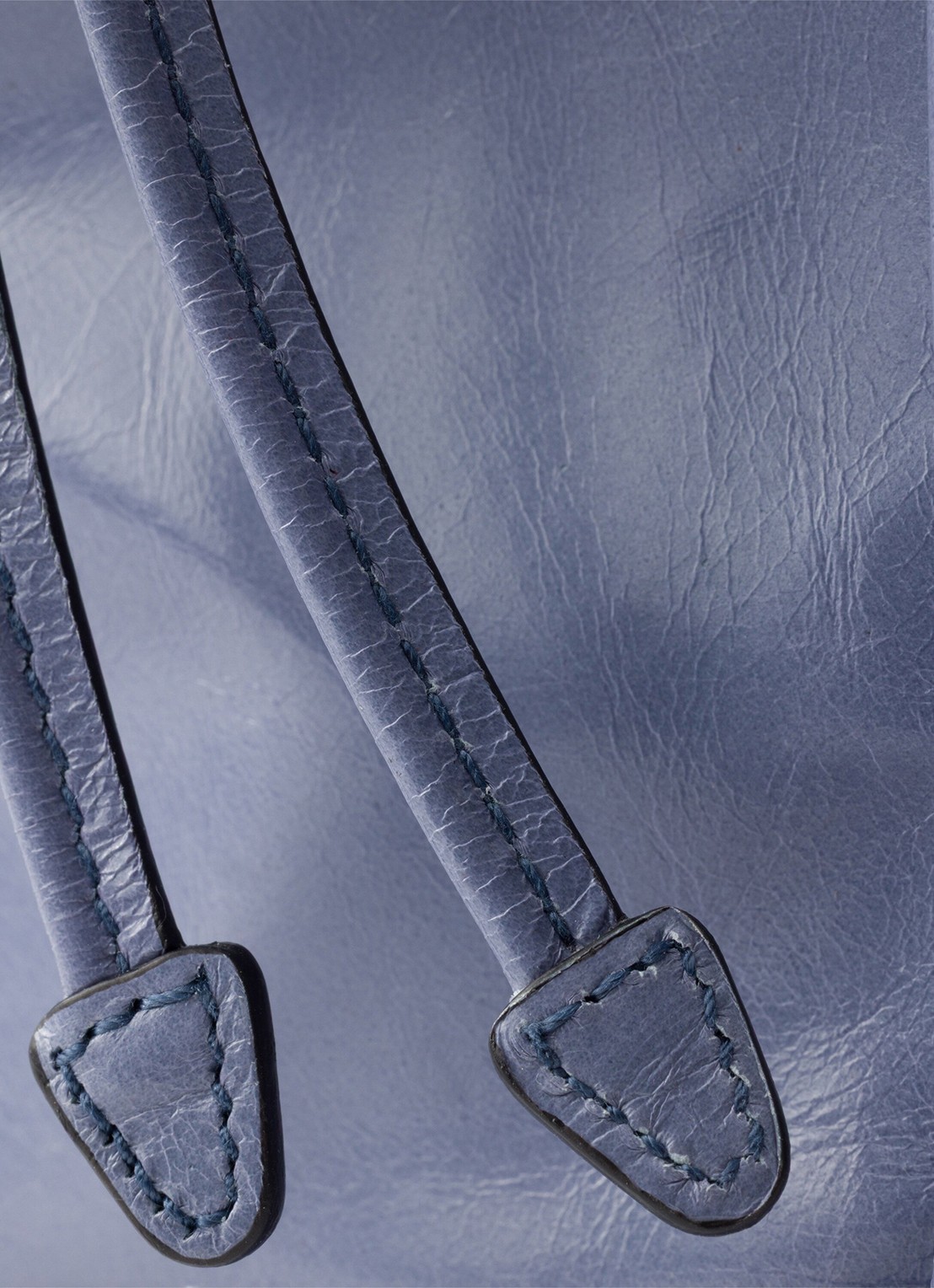 Prada Bonnie Large schoudertas van kalfsleer - detail 5 staalblauw