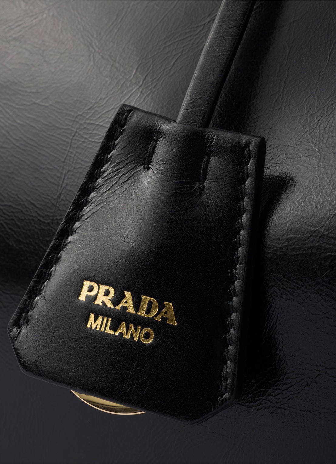 Prada Bonnie Large schoudertas van kalfsleer - detail 4 zwart