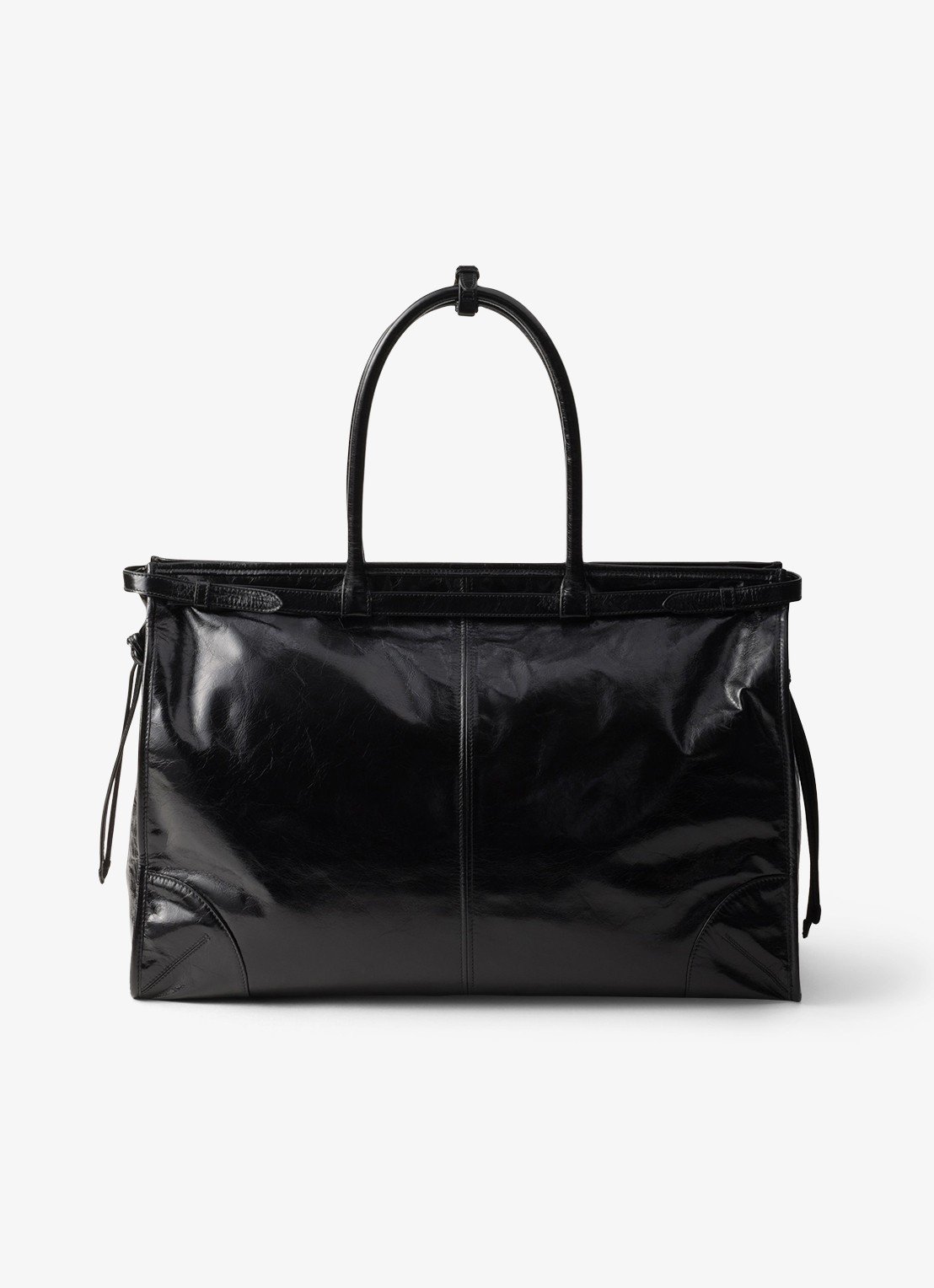 Prada Bonnie Large schoudertas van kalfsleer - achterkant 7 zwart