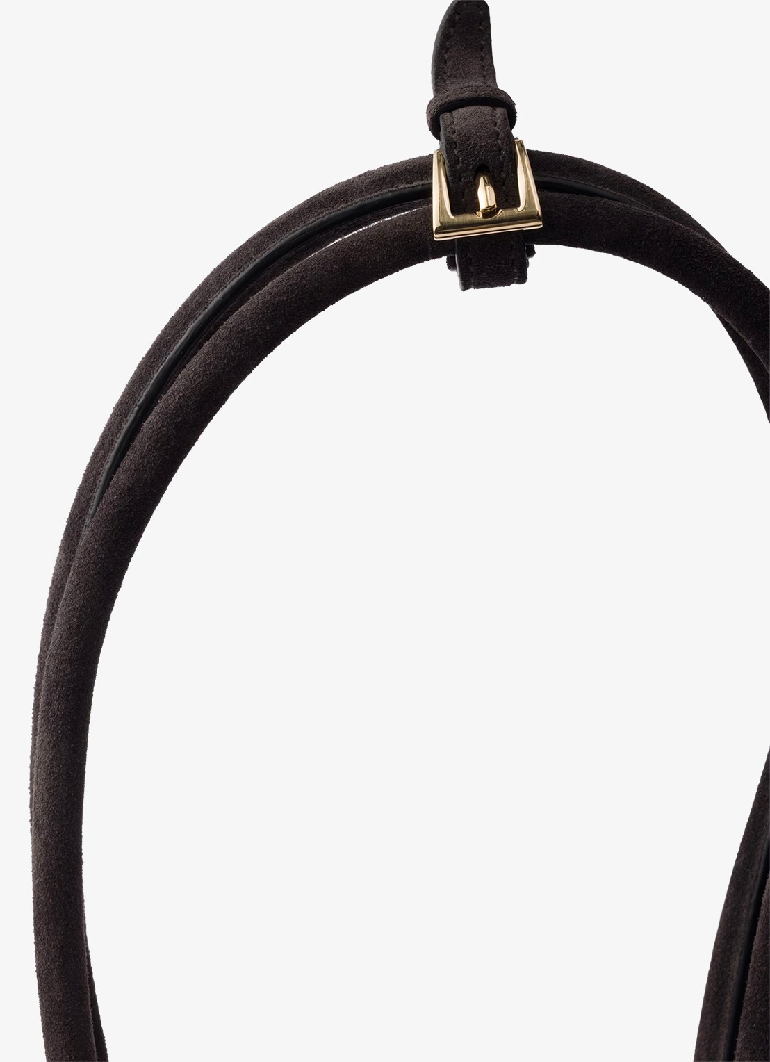 Prada Bonnie Medium handtas van kalfssuède - detail 2 taupe