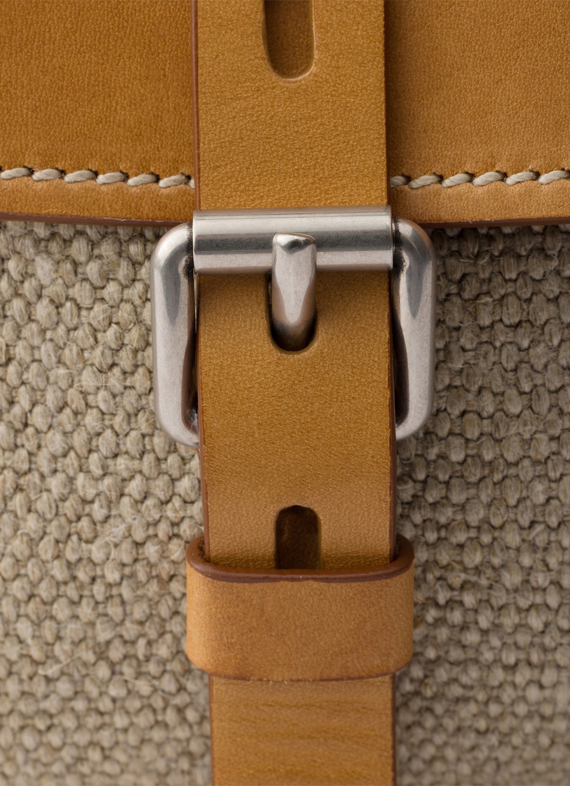 Prada Bonnie Medium schoudertas met leren details - detail 4 camel