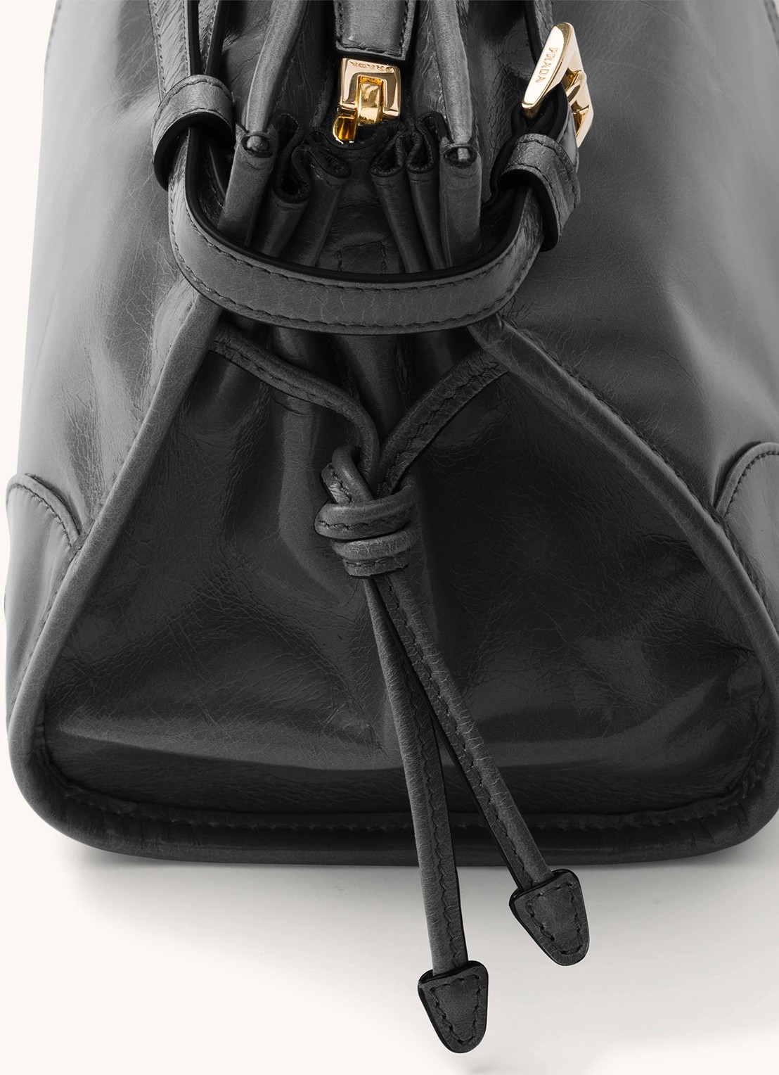 Prada Bonnie Medium schoudertas van kalfsleer - detail 4 zwart