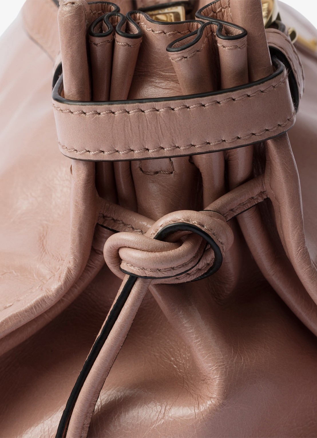 Prada Bonnie Medium schoudertas van kalfsleer - detail 5 oudroze