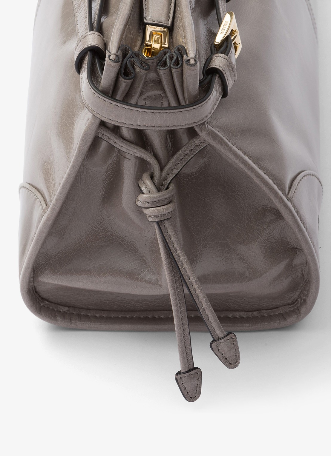 Prada Bonnie Medium schoudertas van kalfsleer - detail 2 grijs