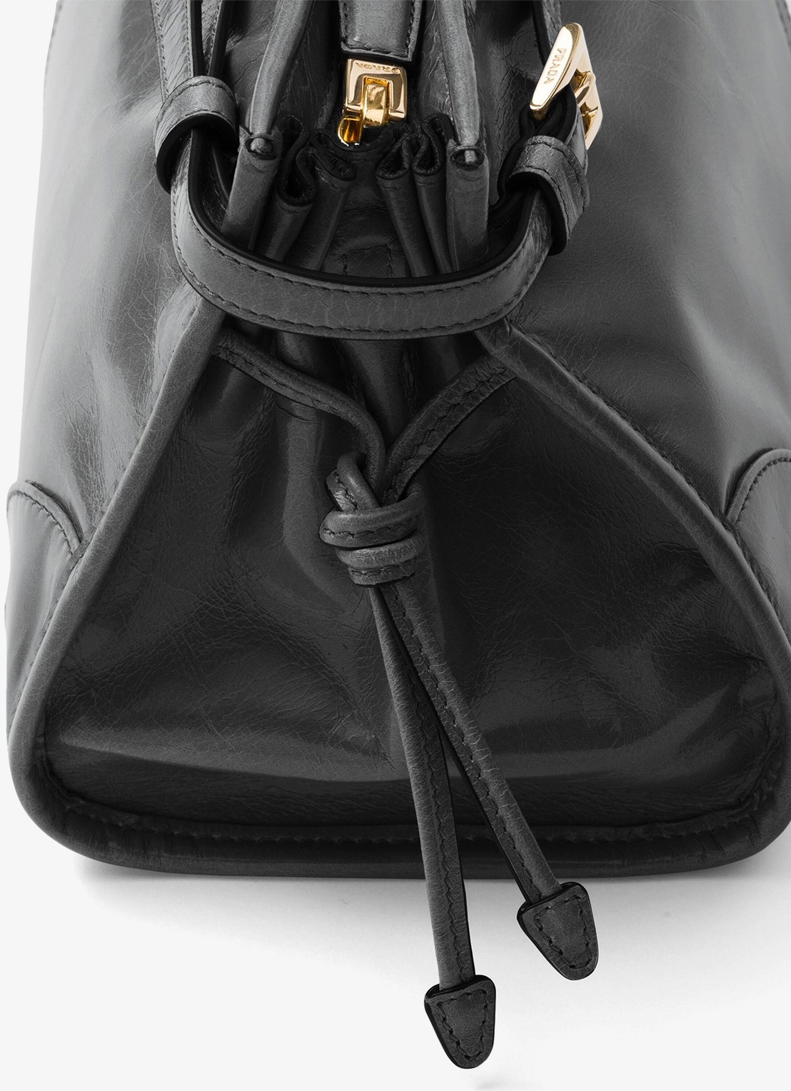 Prada Bonnie Medium schoudertas van kalfsleer - detail 6 zwart