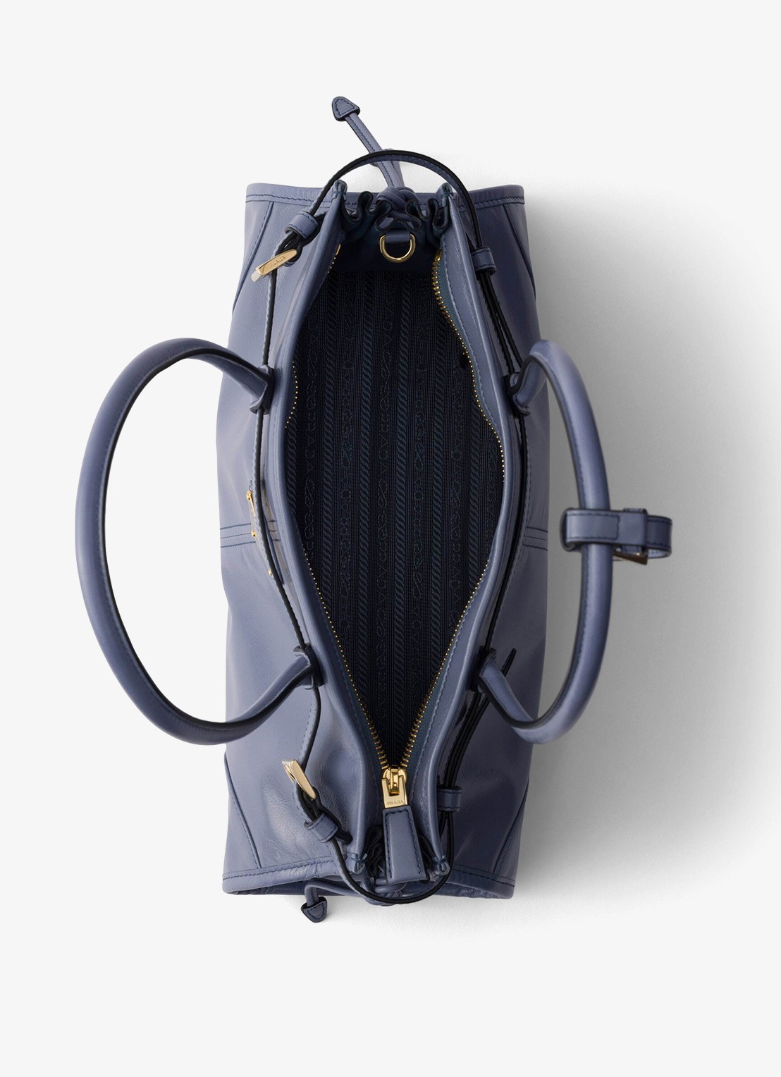 Prada Bonnie Medium schoudertas van kalfsleer - detail 7 petrol
