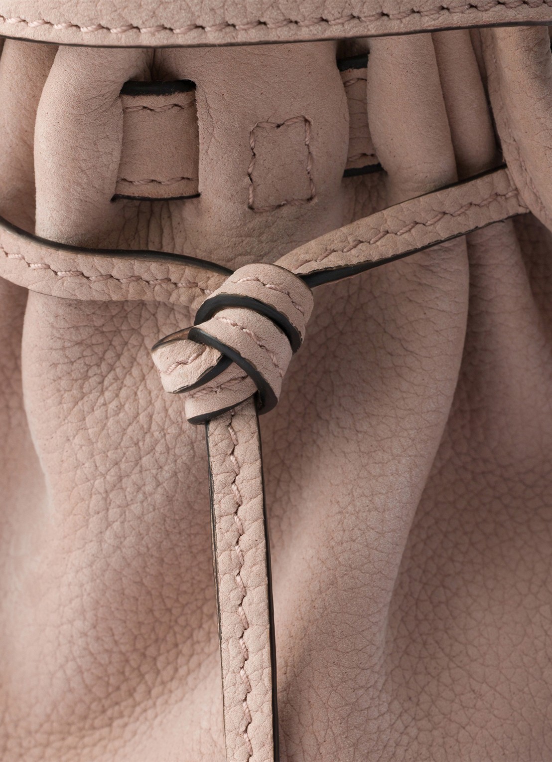 Prada Bonnie Medium schoudertas van nubuck - detail 5 oudroze