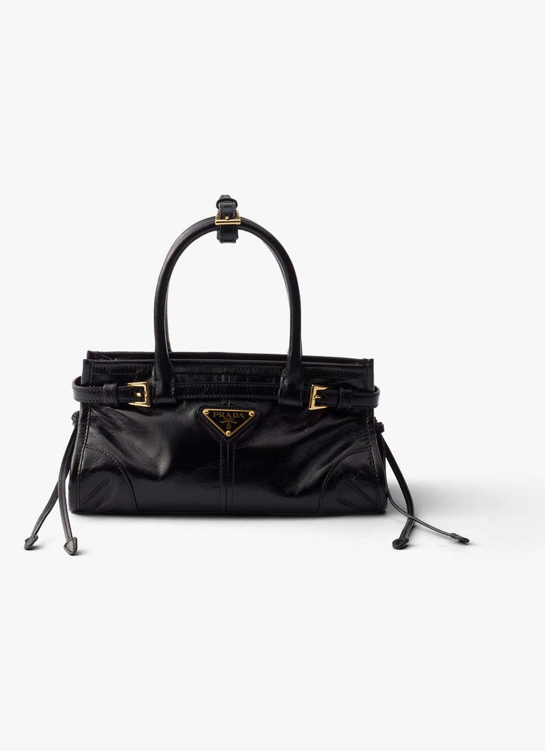 Prada Bonnie Mini handtas van kalfsleer - voorkant 5 zwart