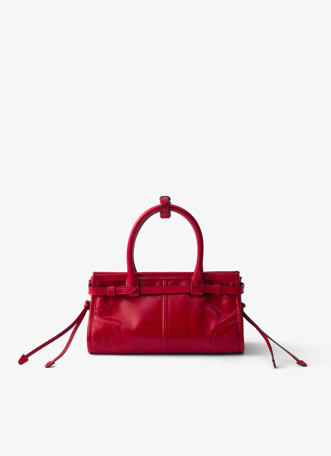 Prada Bonnie Mini handtas van kalfsleer - achterkant 6 rood