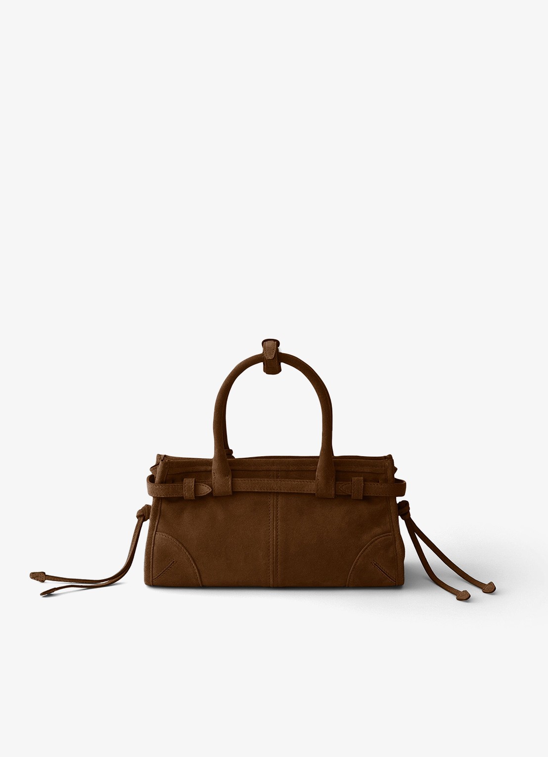 Prada Bonnie Mini handtas van kalfssuède - achterkant 6 naturel