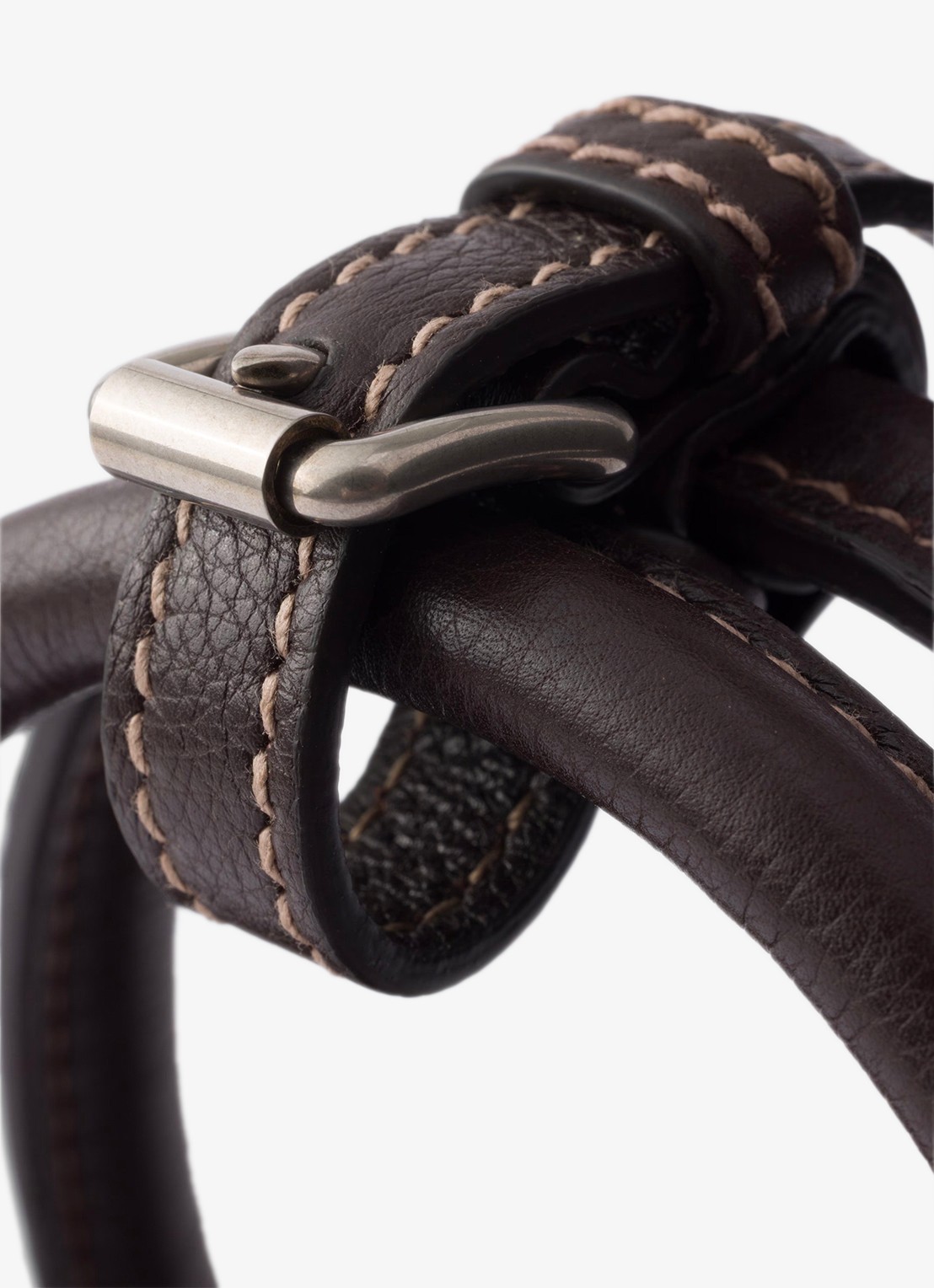 Prada Bonnie Small handtas van corduroy met leren details - detail 5 donkerbruin