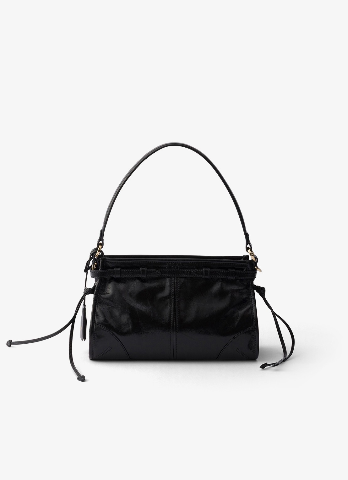 Prada Bonnie Small handtas van kalfsleer - achterkant 6 zwart