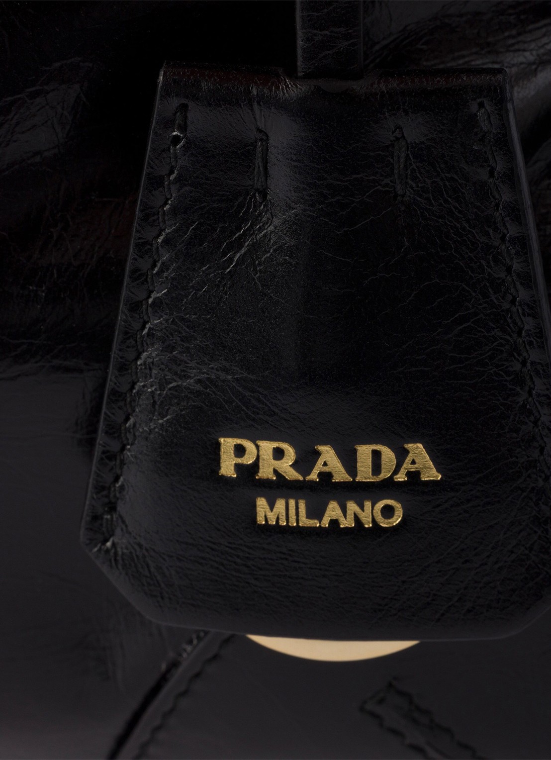 Prada Bonnie Small handtas van kalfsleer - detail 3 zwart