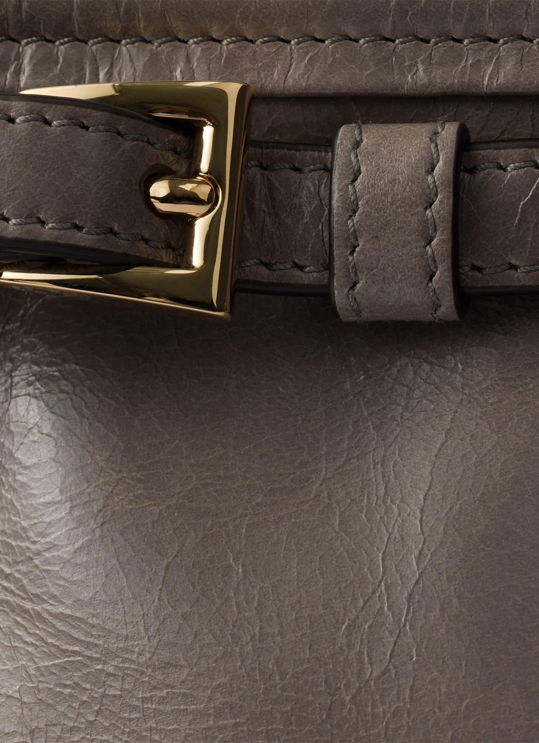 Prada Bonnie Small schoudertas van leer met afneembare schouderriem - detail 4 taupe