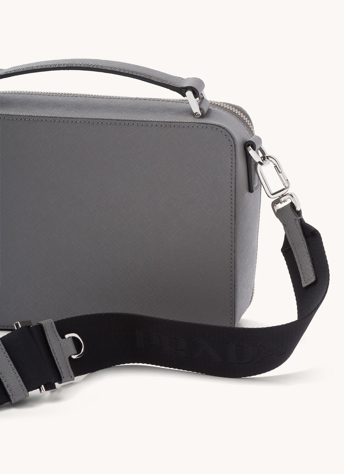 Prada Brique handtas van leer - detail 4 grijs
