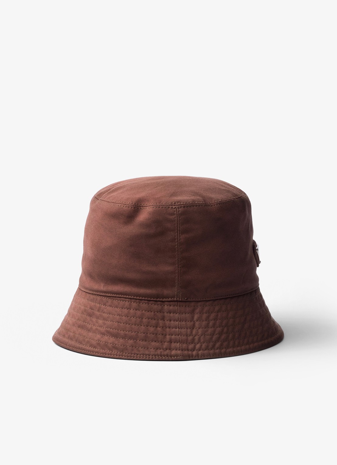 Prada Bucket hoed met logo - voorkant 2 bruin