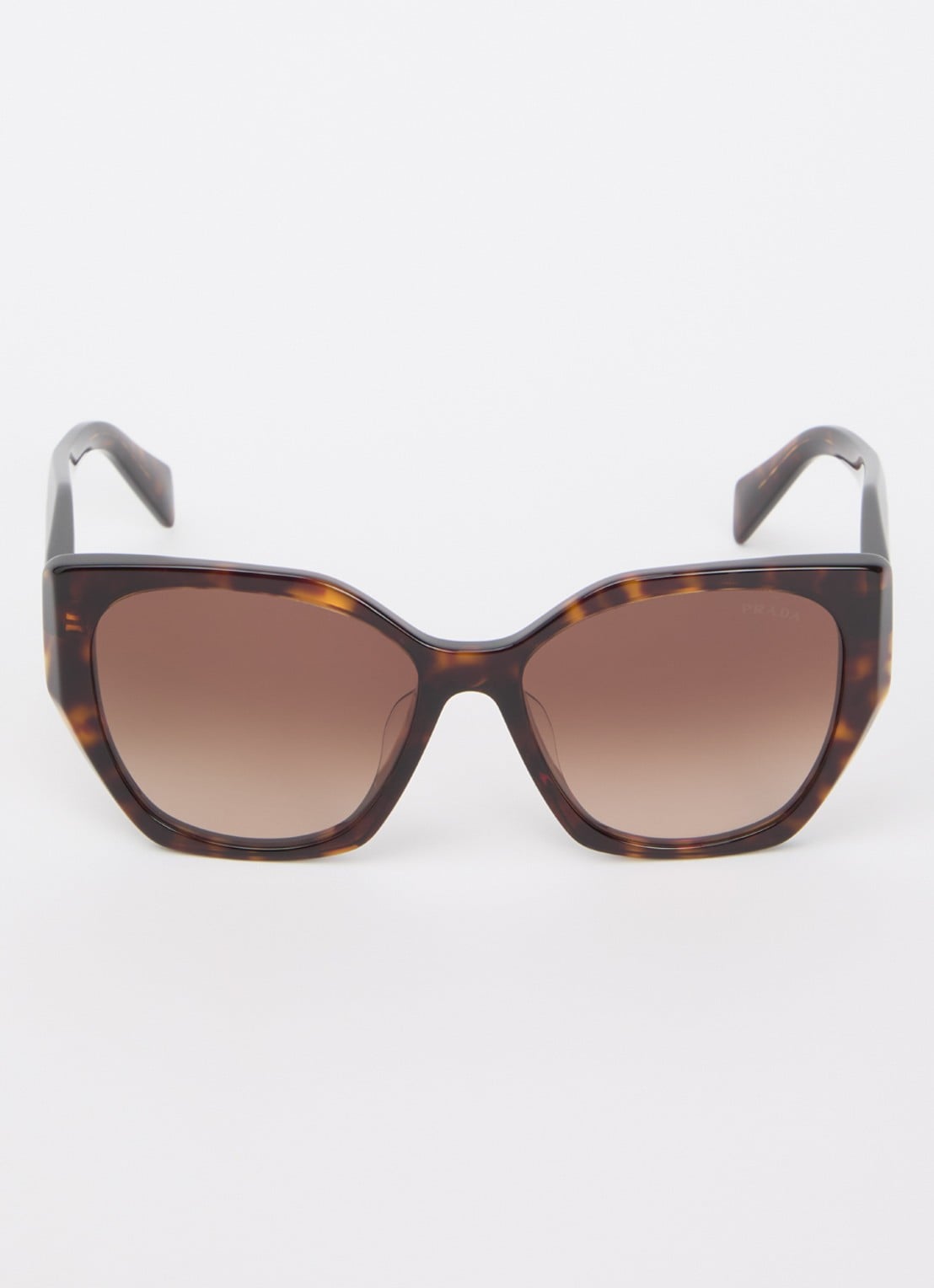 Prada Butterfly zonnebril PR 19ZSF - detail donkerbruin
