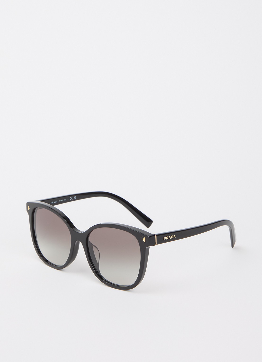 Prada Butterfly zonnebril PR 22ZSF - voorkant 4 zwart