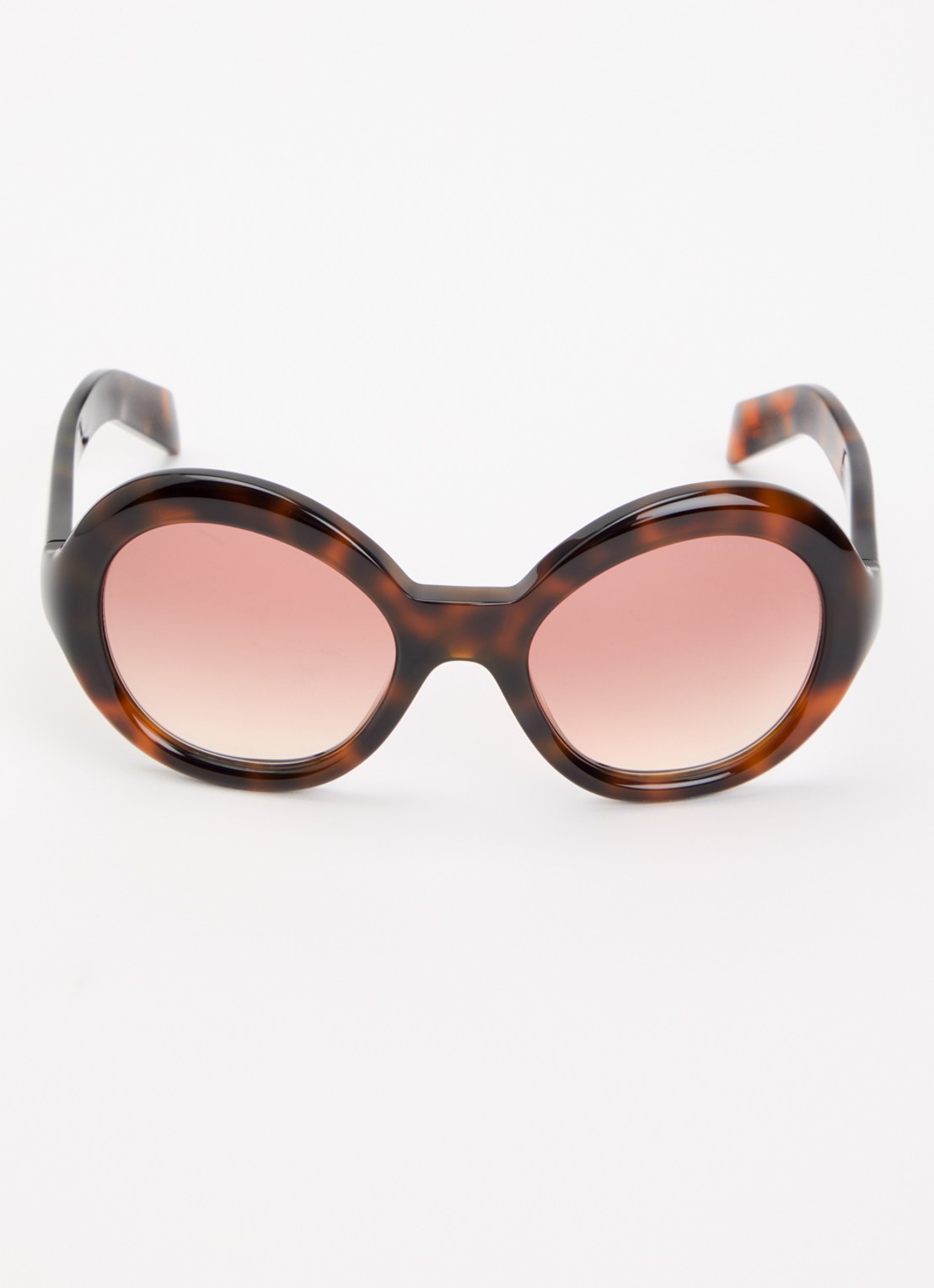 Prada Butterfly zonnebril PR D08SU - detail bruin