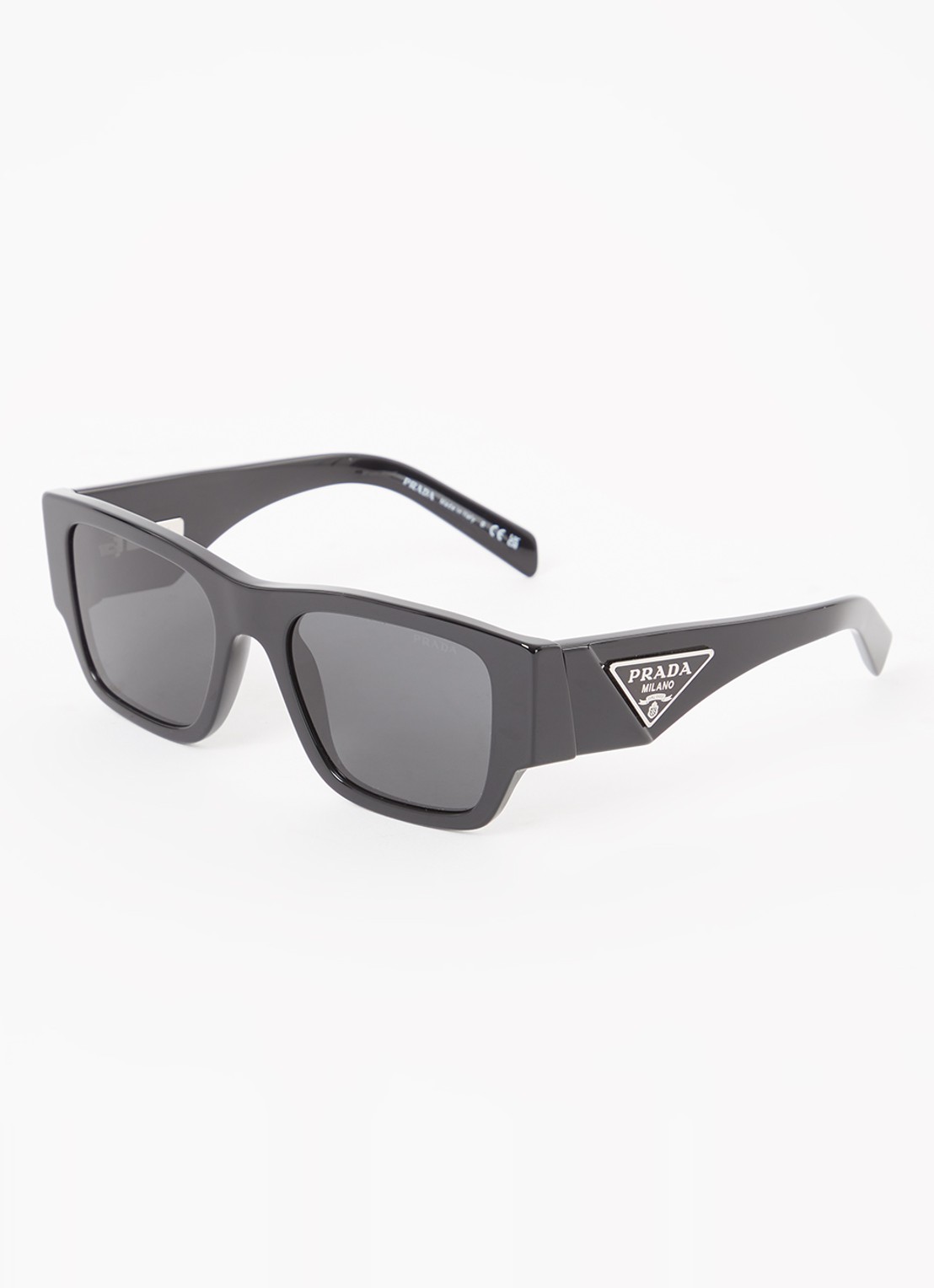 Prada Butterfly zonnebril PR10ZS   - voorkant zwart