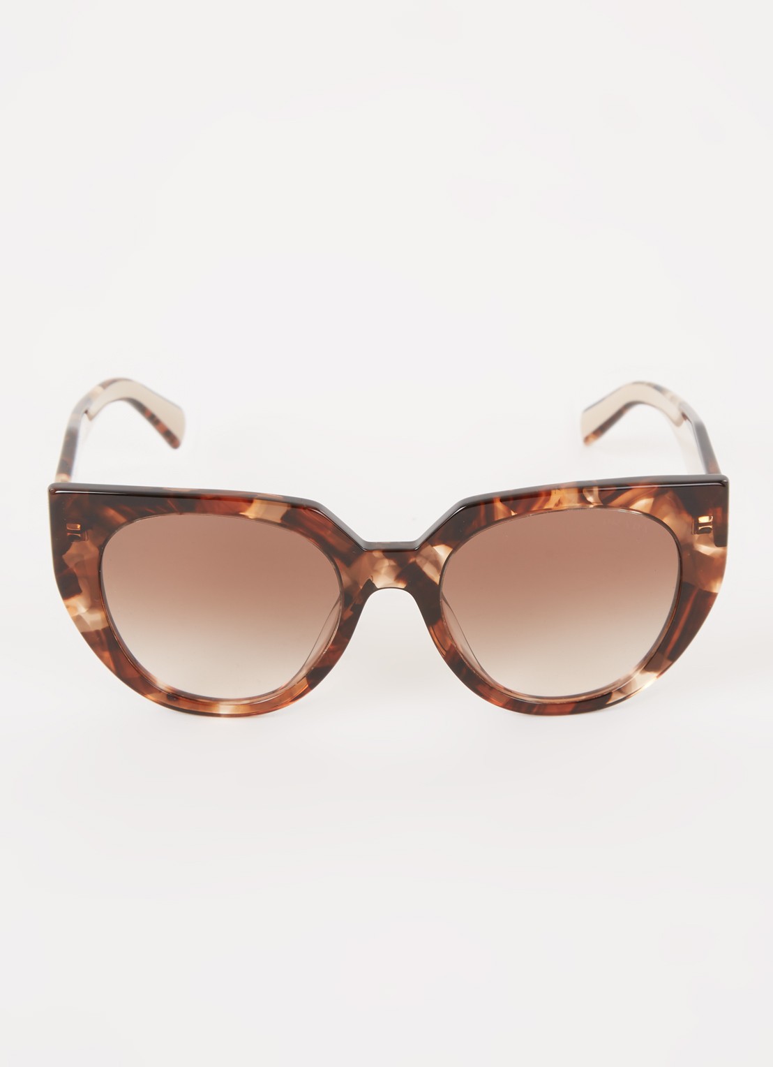 Prada Butterfly zonnebril PR14WS52 - voorkant 2 donkerbruin
