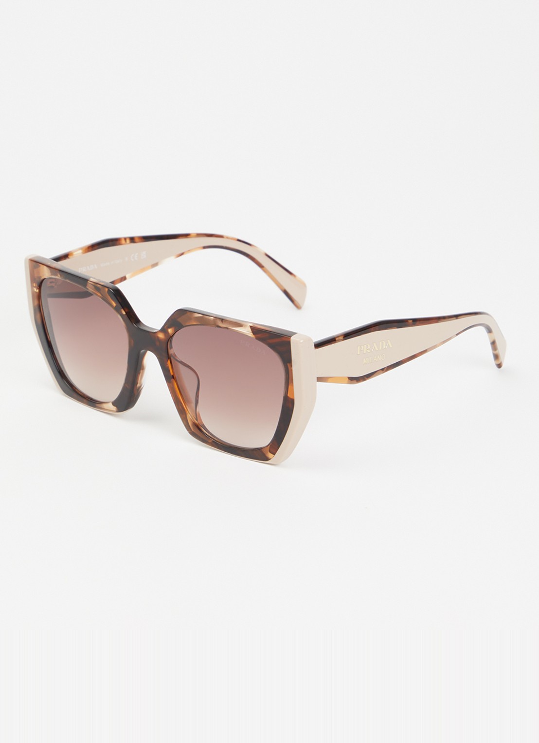 Prada Butterfly zonnebril PR15W-F - voorkant mahoniebruin