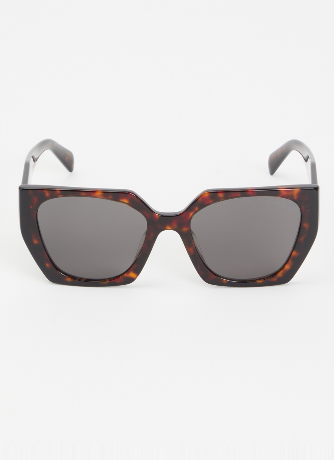 Prada Butterfly zonnebril PR15W - detail 2 roodbruin