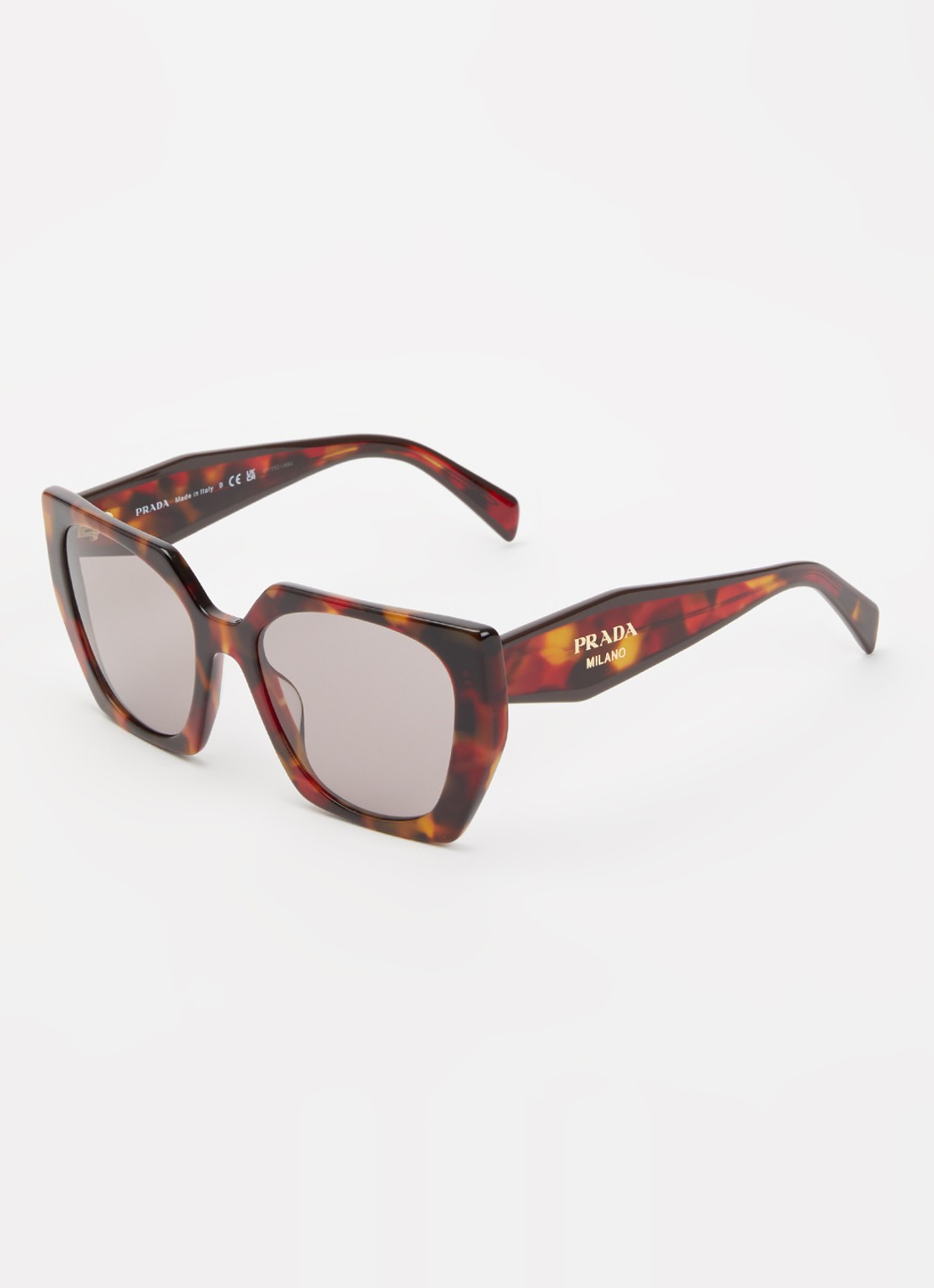 Prada Butterfly zonnebril PR15WS - voorkant bruin