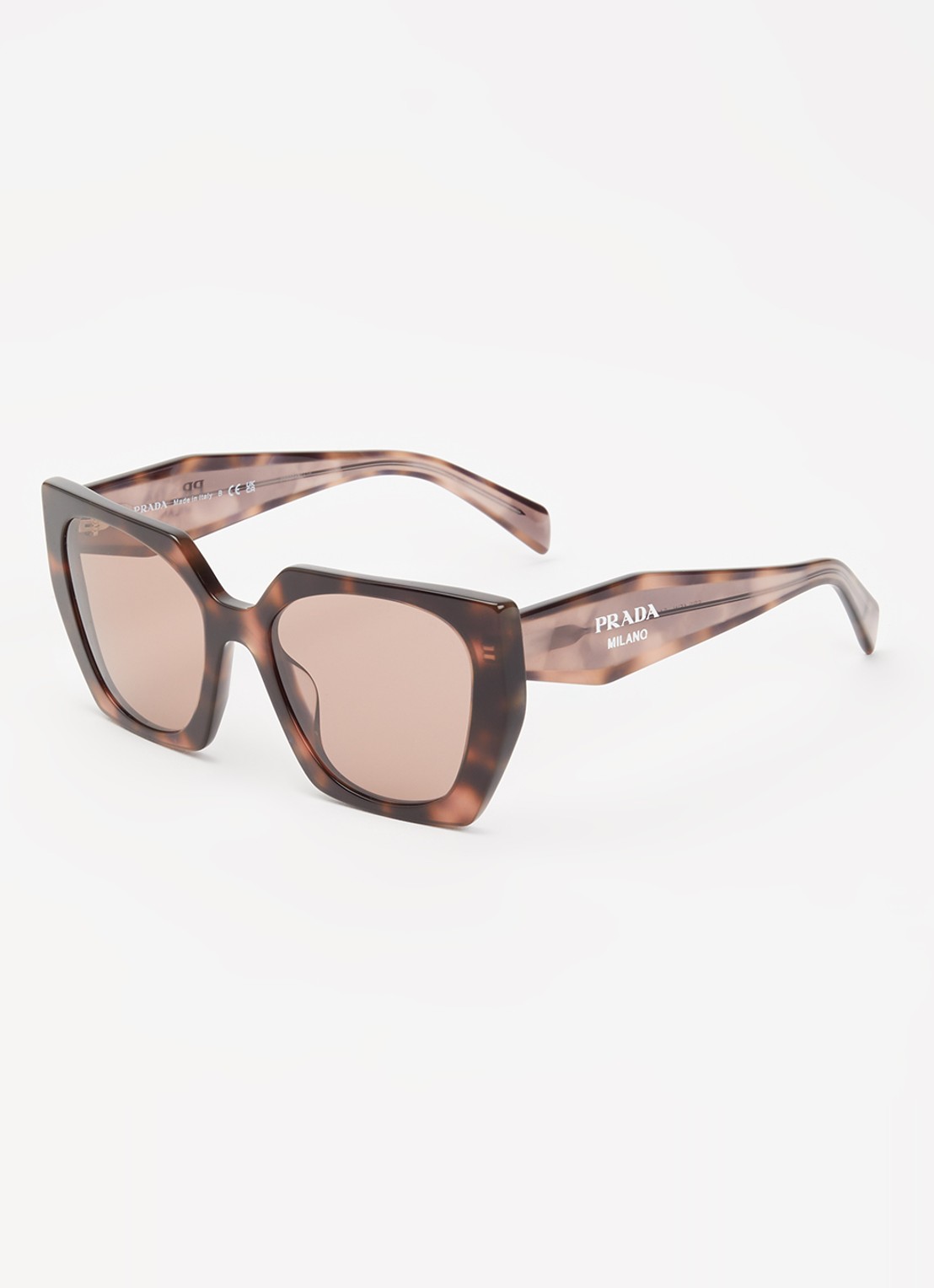Prada Butterfly zonnebril PR15WS - voorkant bruin
