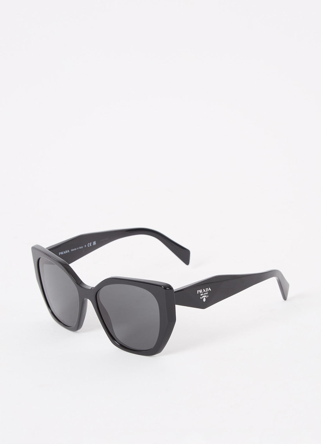 Prada Butterfly zonnebril PR19ZS  - voorkant 3 zwart