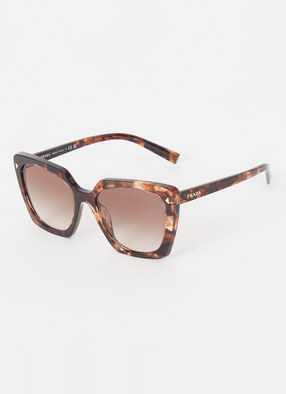 Prada Butterfly zonnebril PR23ZS - voorkant bruin