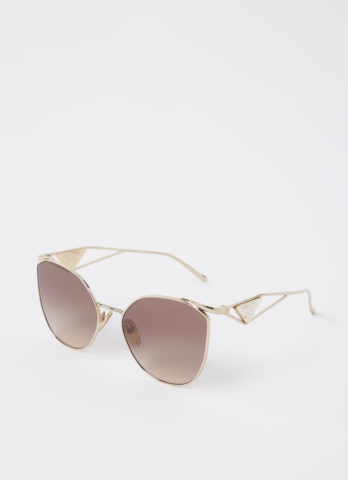 Prada Butterfly zonnebril PR50ZS  - voorkant 4 goud
