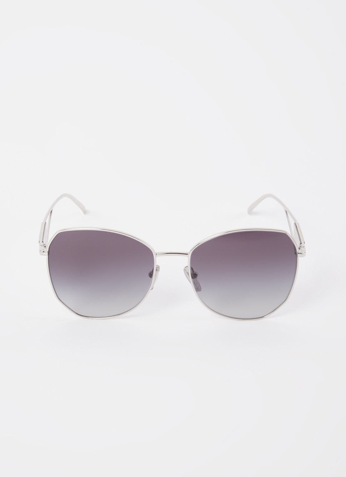 Prada Butterfly zonnebril PR57YS - voorkant 2 zilver