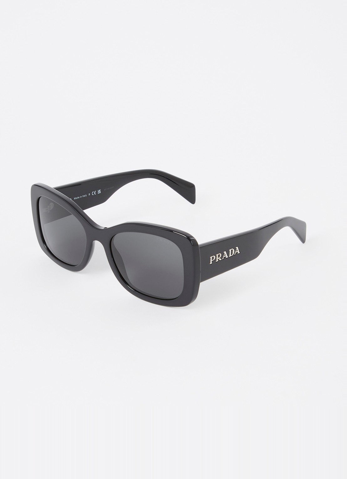Prada Butterfly zonnebril PRA08S - voorkant zwart